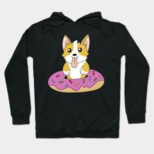 Corgi Dog Donut Hoodie